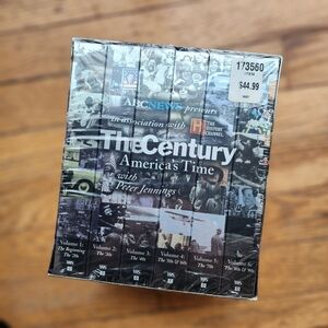 NEW & SEALED The Century America's Time Peter Jennings ABC News 6-VHS Box Set